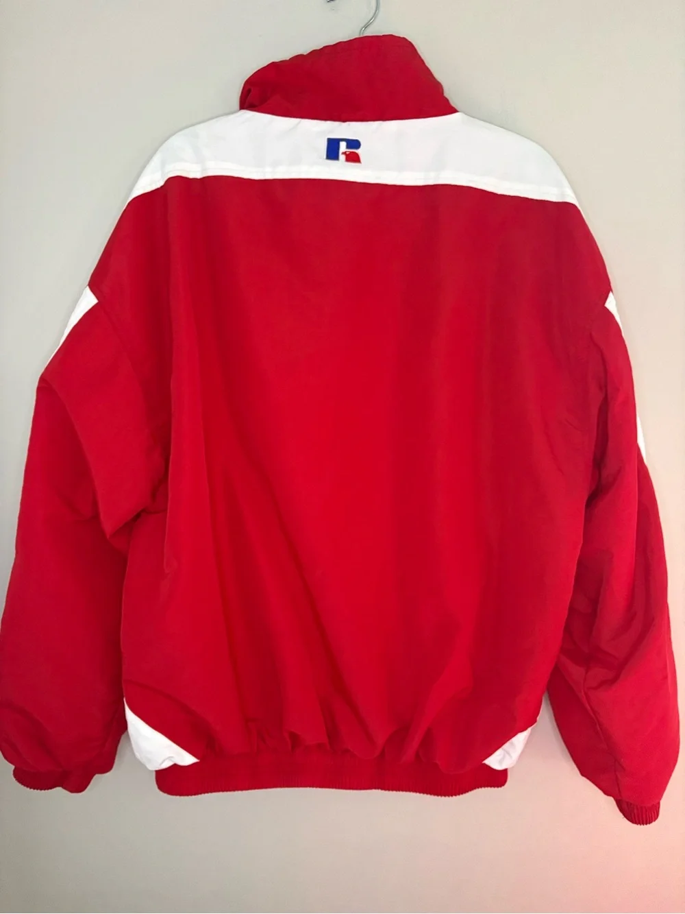 Vintage Russell Athletic Red Tracksuit Set Jacket Pants L 90s